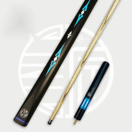 南匠星菱小头手工杆中式黑八桌球杆